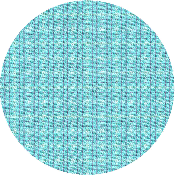 Square Machine Washable Transitional Blue Turquoise Green Rug in a Living Room, wshpat3229lblu