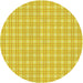 Square Patterned Yellow Rug, pat3229yw