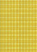 Machine Washable Transitional Yellow Rug, wshpat3229yw