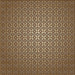 Square Patterned Camel Brown Novelty Rug, pat322