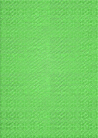 Machine Washable Transitional Neon Green Rug, wshpat323grn