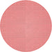 Square Machine Washable Transitional Light Coral Pink Rug in a Living Room, wshpat323rd