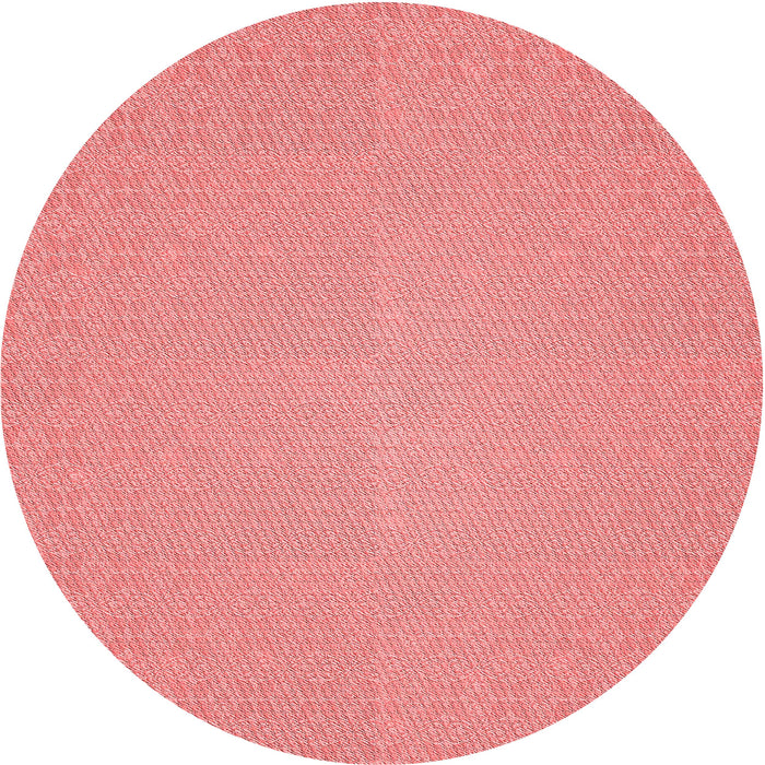 Square Patterned Light Coral Pink Rug, pat323rd