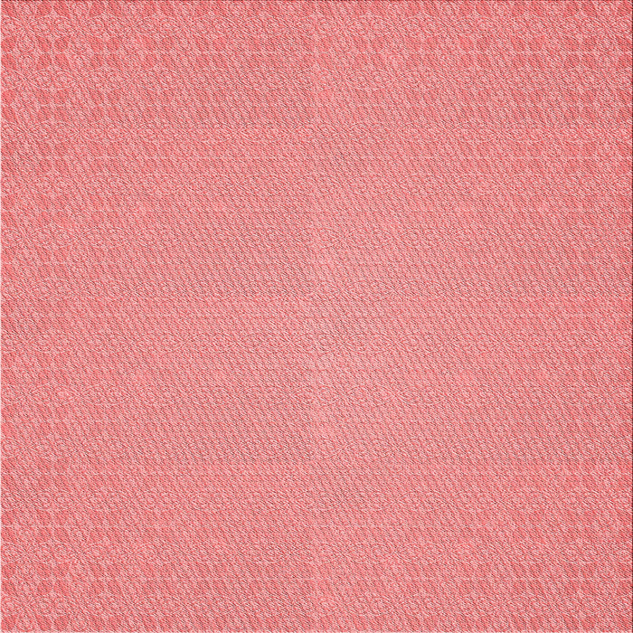 Round Machine Washable Transitional Light Coral Pink Rug, wshpat323rd