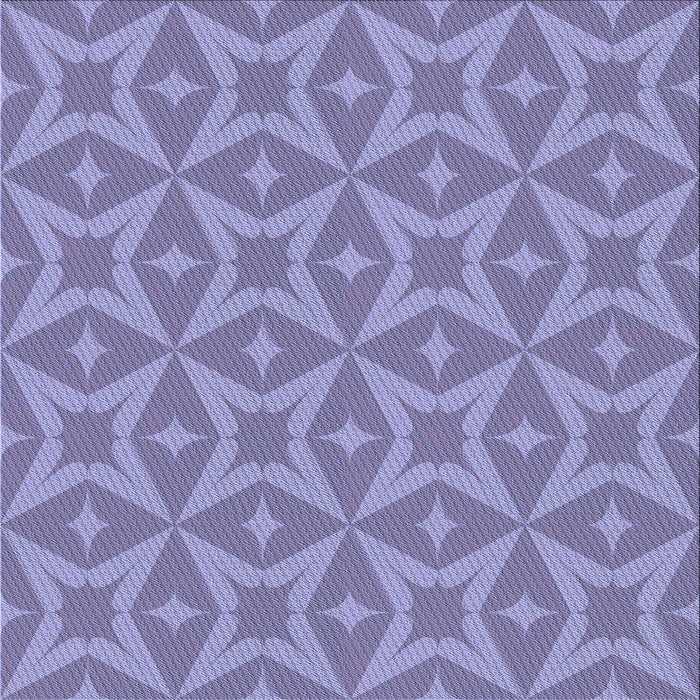 Round Patterned Purple Mimosa Purple Rug, pat3230blu