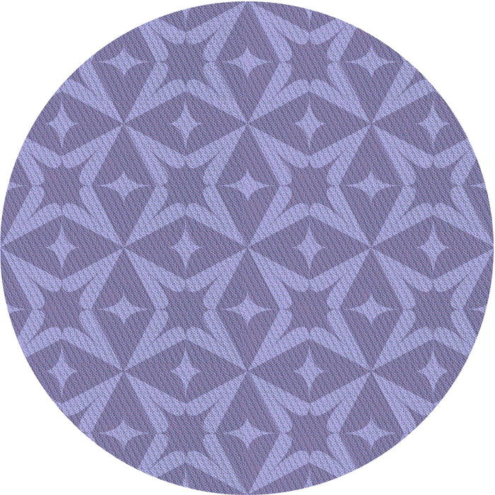 Square Machine Washable Transitional Purple Mimosa Purple Rug in a Living Room, wshpat3230blu