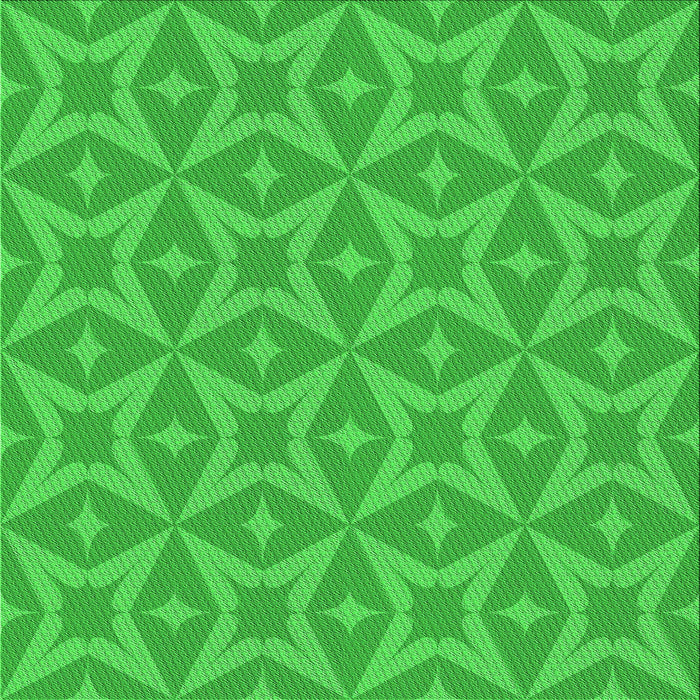 Round Patterned Lime Green Rug, pat3230grn