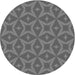 Square Patterned Gray Rug, pat3230gry