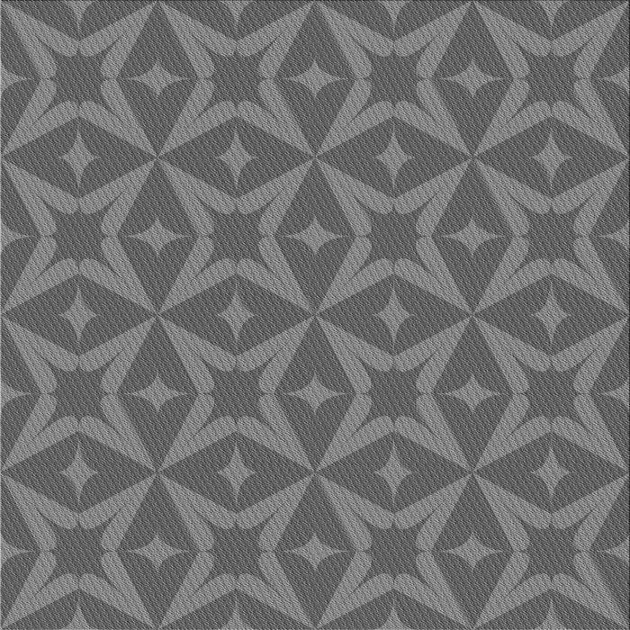 Round Patterned Gray Rug, pat3230gry