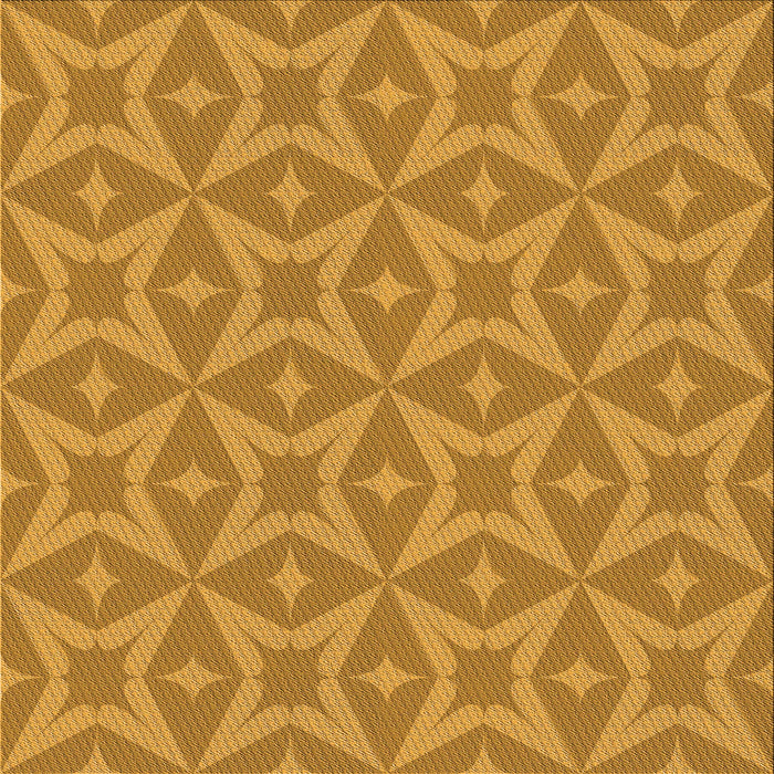 Round Patterned Sedona Brown Rug, pat3230org