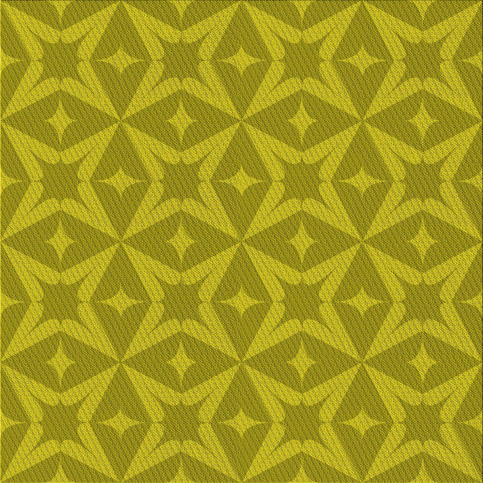 Round Patterned Dark Golden Brown Rug, pat3230yw