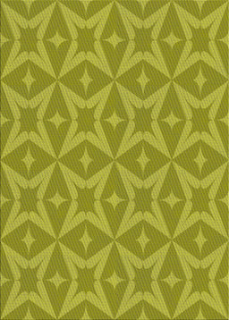 Patterned Olive Green Novelty Rug, pat3230