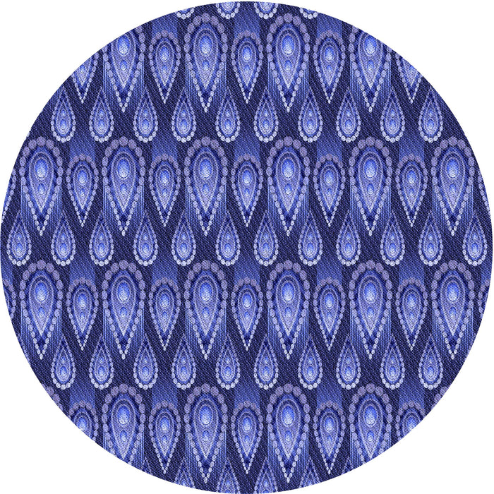 Square Patterned Sky Blue Rug, pat3231blu