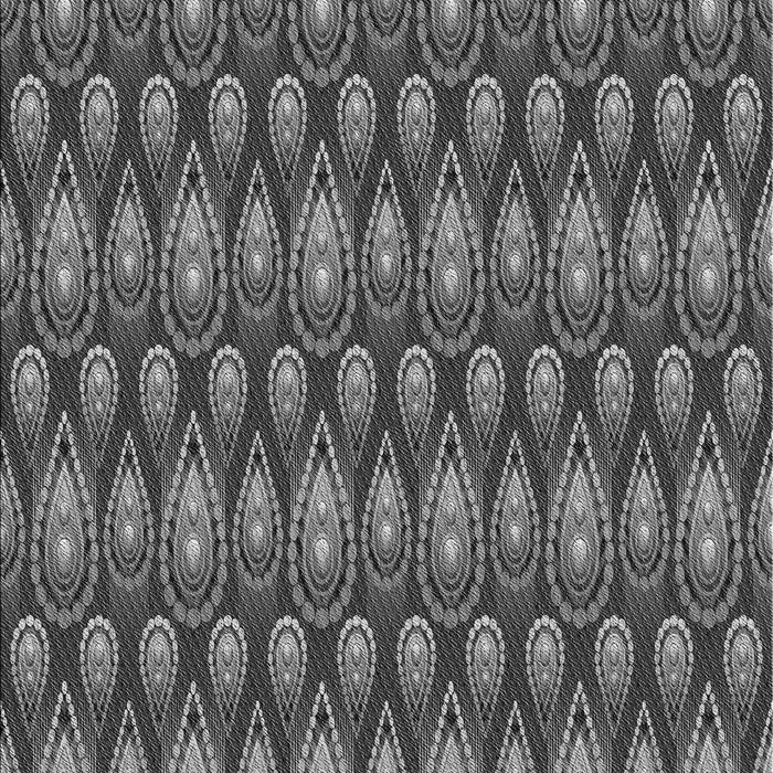 Patterned Dark Gray Black Rug, pat3231gry