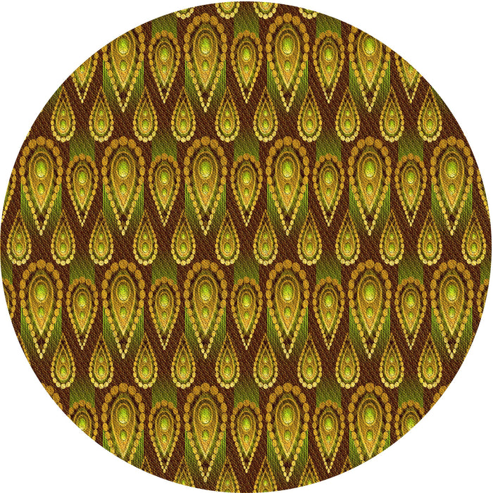 Square Patterned Red Brown Rug, pat3231yw