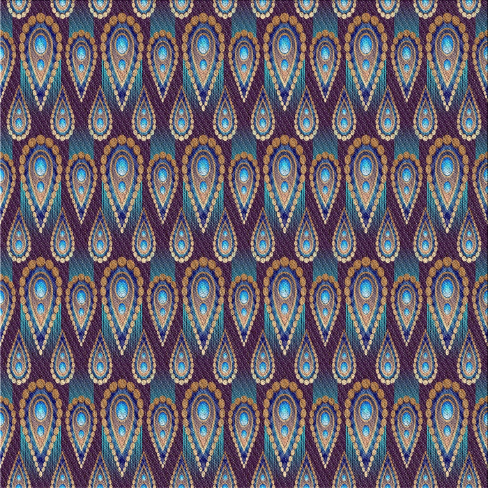 Sideview of Machine Washable Transitional Dark Purple Rug, wshpat3231