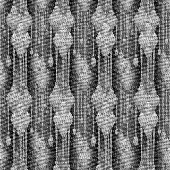 Machine Washable Transitional Dark Gray Rug, wshpat3232gry