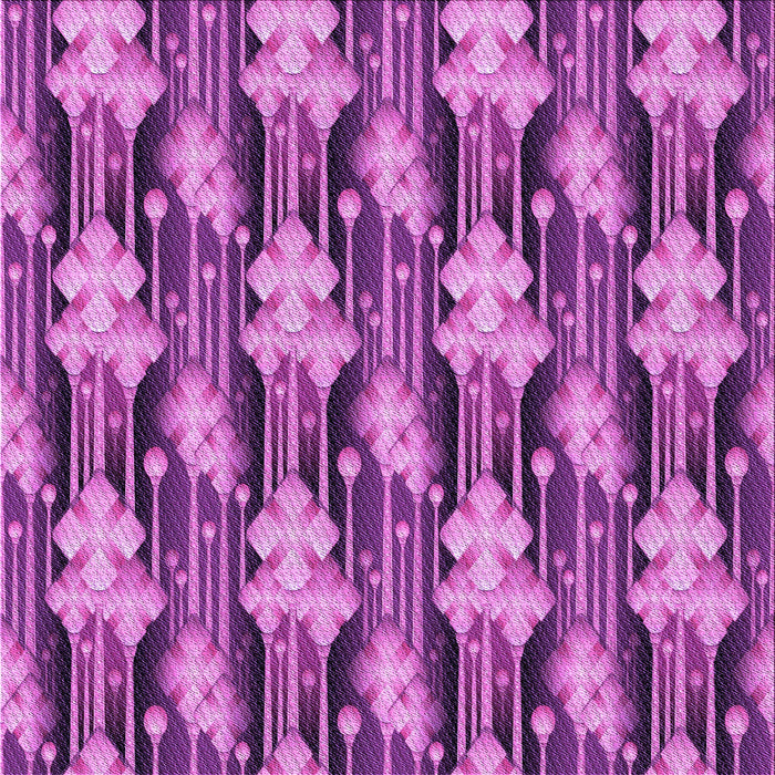 Round Machine Washable Transitional Dark Magenta Purple Rug, wshpat3232pur