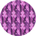 Square Machine Washable Transitional Dark Magenta Purple Rug in a Living Room, wshpat3232pur