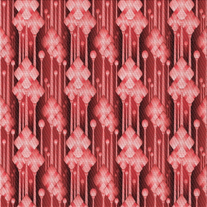 Round Machine Washable Transitional Red Rug, wshpat3232rd