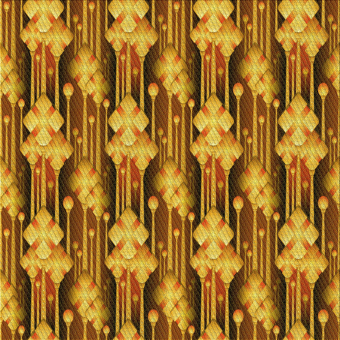 Round Machine Washable Transitional Tomato Red Rug, wshpat3232yw