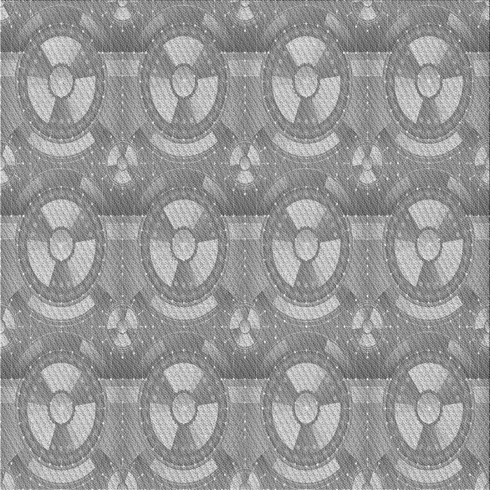 Round Patterned Cloud Gray Rug, pat3233gry