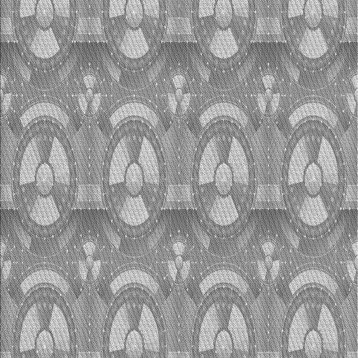 Patterned Cloud Gray Rug, pat3233gry