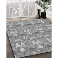 Patterned Cloud Gray Rug, pat3233gry