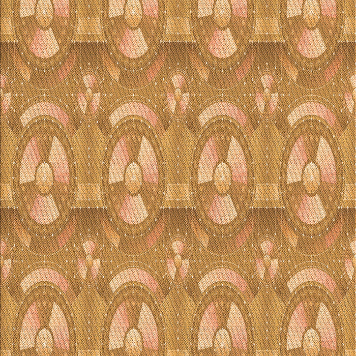 Machine Washable Transitional Orange Rug, wshpat3233org