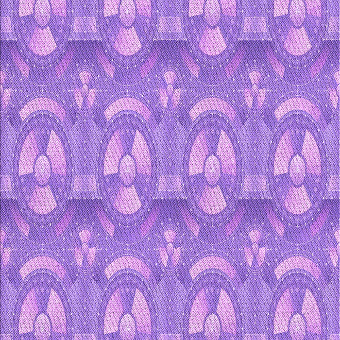 Machine Washable Transitional Violet Purple Rug, wshpat3233pur