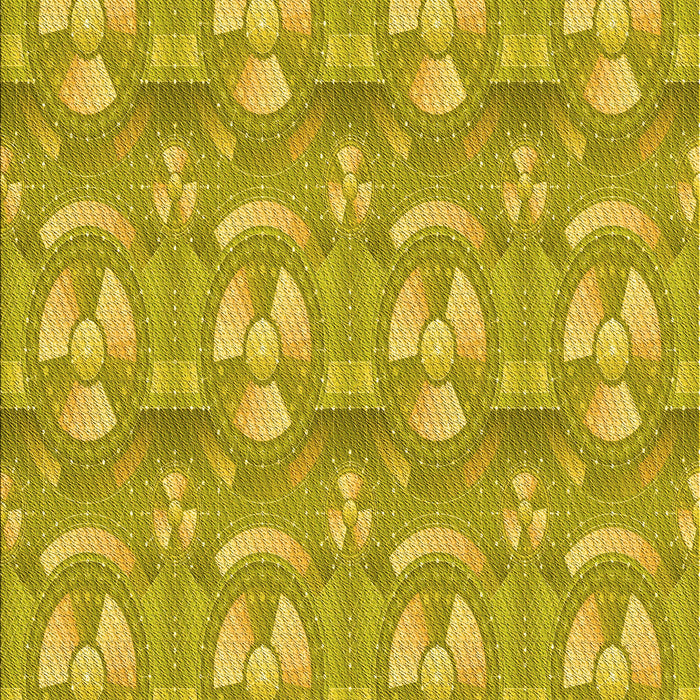 Patterned Dark Golden Brown Rug, pat3233yw