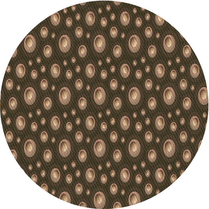 Square Machine Washable Transitional Chocolate Brown Rug in a Living Room, wshpat3234brn