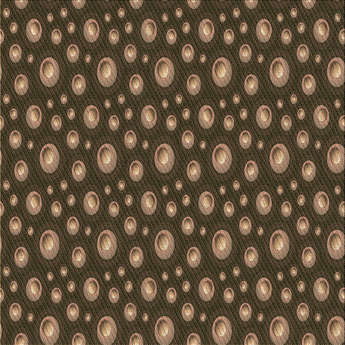 Round Machine Washable Transitional Chocolate Brown Rug, wshpat3234brn