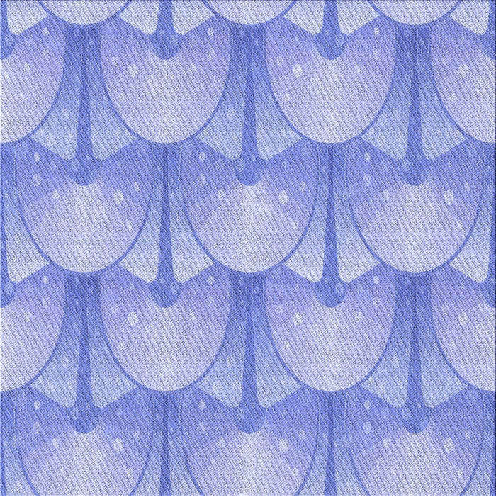 Round Patterned Light Slate Blue Rug, pat3235blu