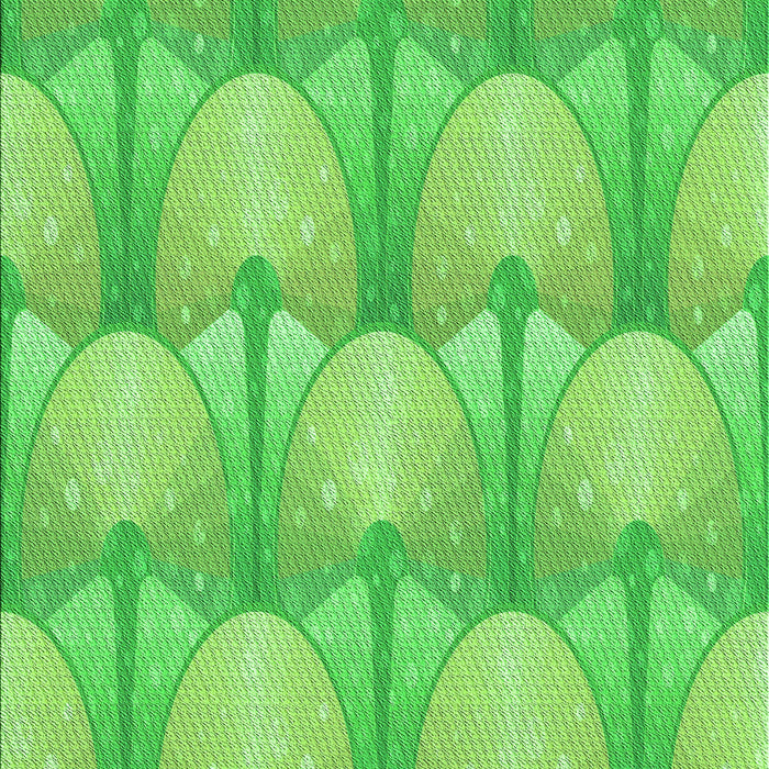 Patterned Emerald Green Rug, pat3235grn