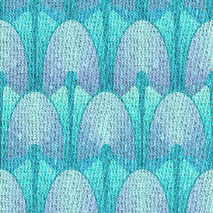 Patterned Blue Rug, pat3235lblu