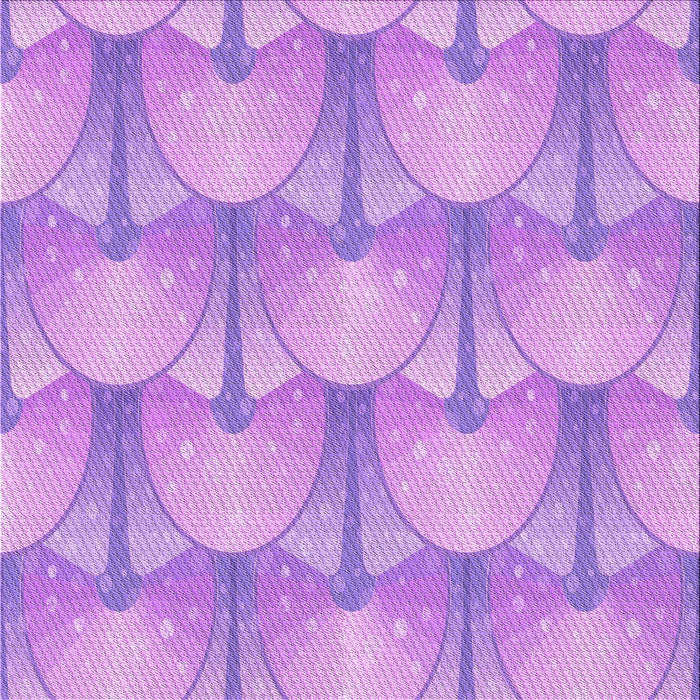 Round Patterned Purple Rug, pat3235pur