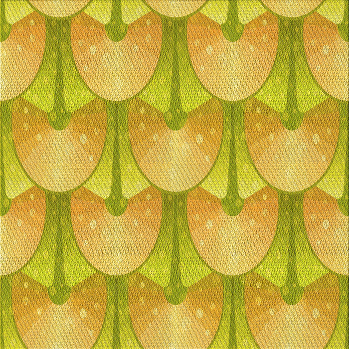 Round Machine Washable Transitional Yellow Rug, wshpat3235yw