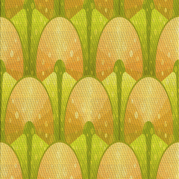 Patterned Yellow Rug, pat3235yw