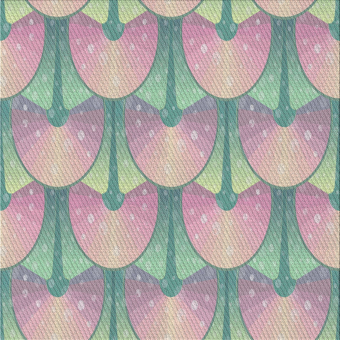 Square Patterned Silver Gray Novelty Rug, pat3235