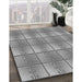 Patterned Smokey Gray Rug in Family Room, pat3236gry