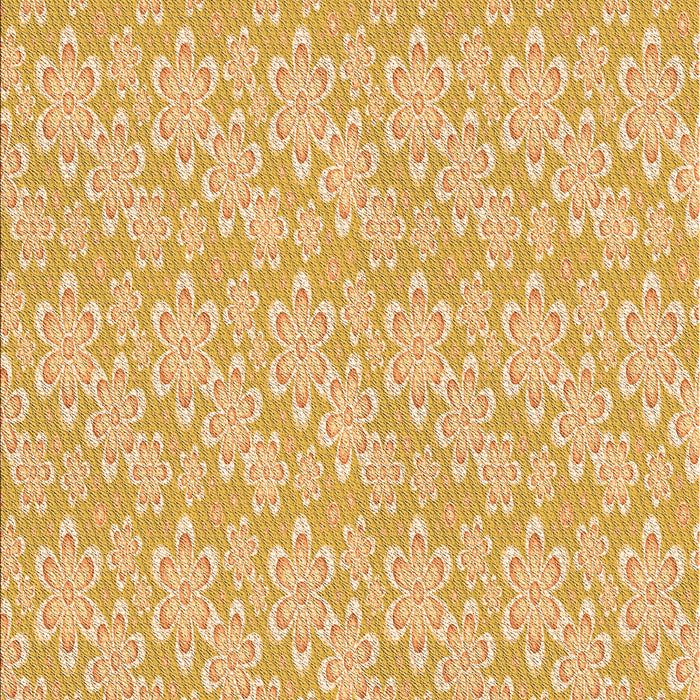 Machine Washable Transitional Orange Rug, wshpat3237org