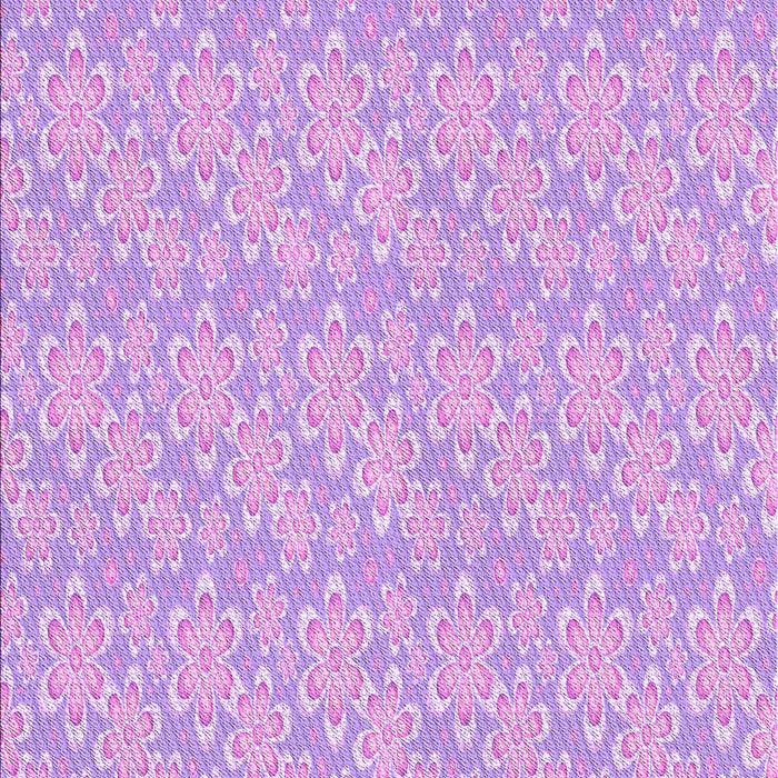Machine Washable Transitional Purple Rug, wshpat3237pur