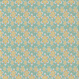 Square Patterned Khaki Green Novelty Rug, pat3237