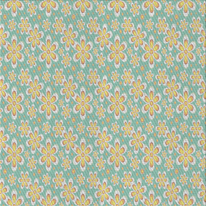 Sideview of Machine Washable Transitional Khaki Green Rug, wshpat3237