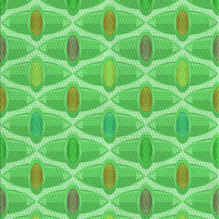 Machine Washable Transitional Neon Green Rug, wshpat3238grn