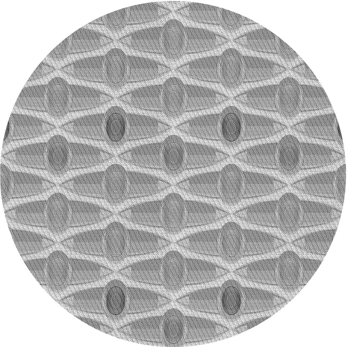 Square Patterned Gray Rug, pat3238gry