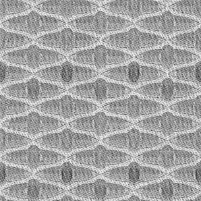 Round Machine Washable Transitional Gray Rug, wshpat3238gry