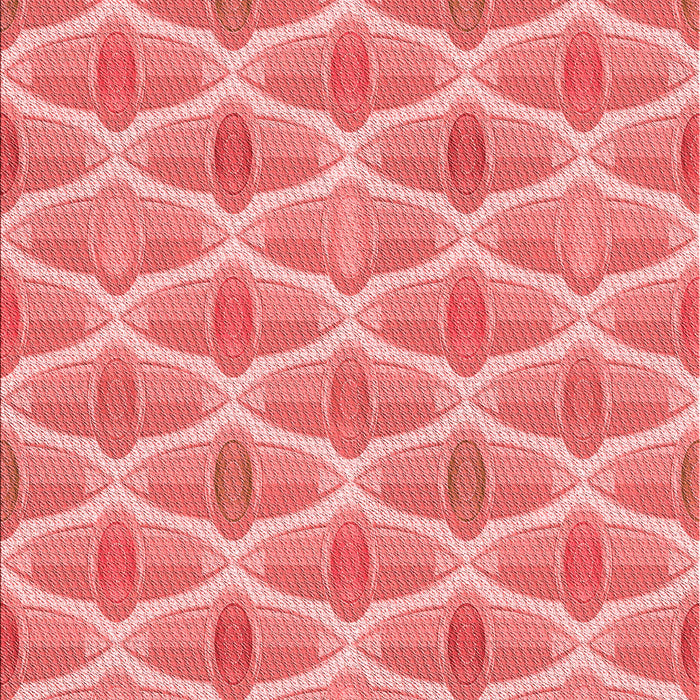 Patterned Light Coral Pink Rug, pat3238rd