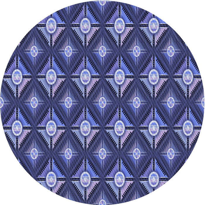 Square Machine Washable Transitional Blue Rug in a Living Room, wshpat3239blu